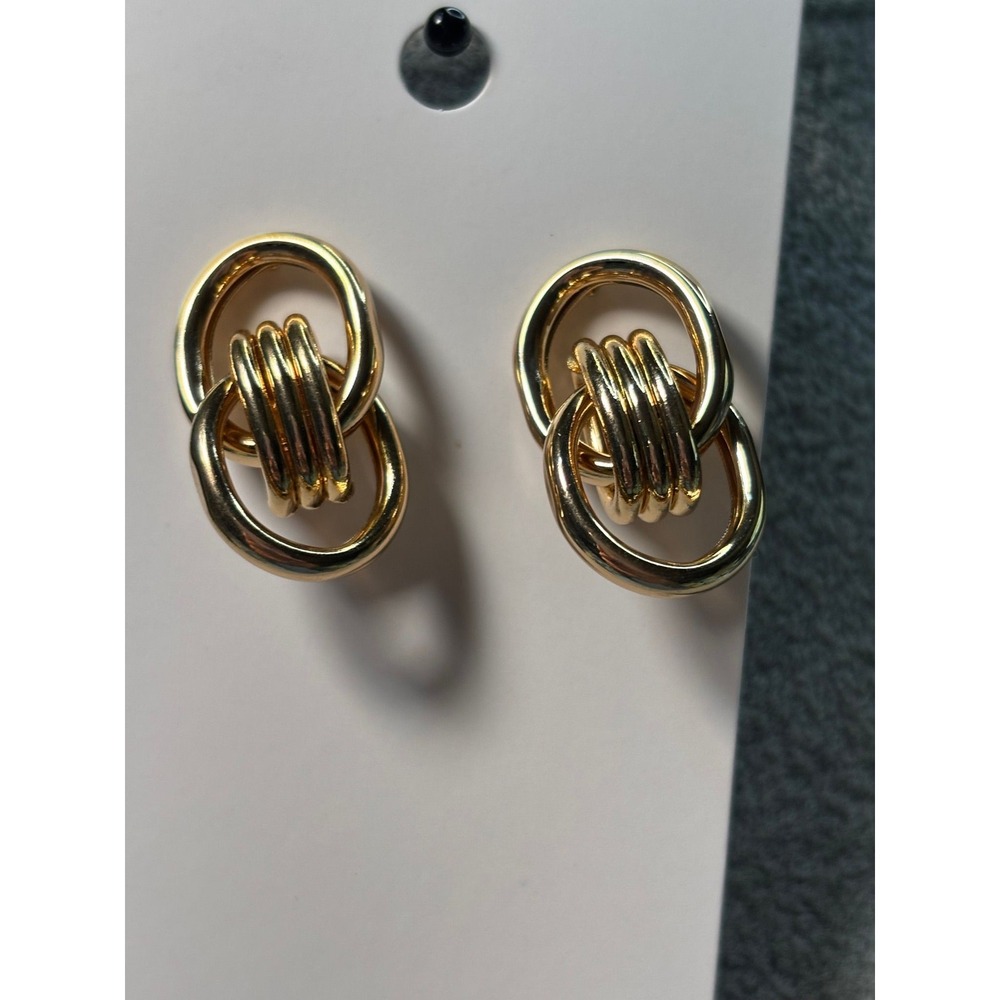 #13. Gold-tone Door Knocker Earrings